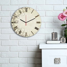 Wallity Reloj Decorativo de MDF Multicolor 3030MS-027